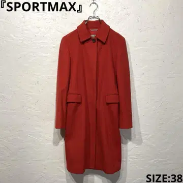 이탈리아제 SPORTMAX 울 코트 체스터 코트 38