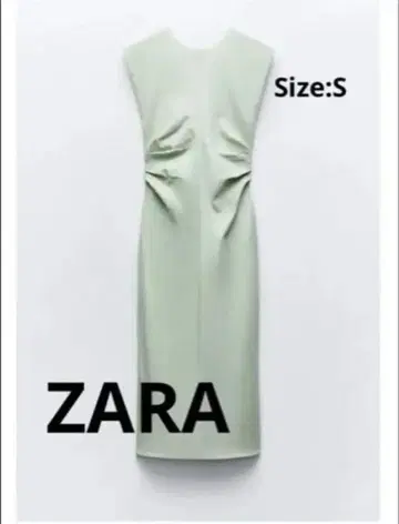 [택 포함 새상품] ZARA 민트 그린 원피스