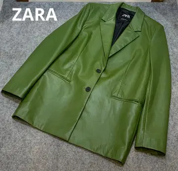ZARA 자라 인조 가죽 자켓 M 사이즈