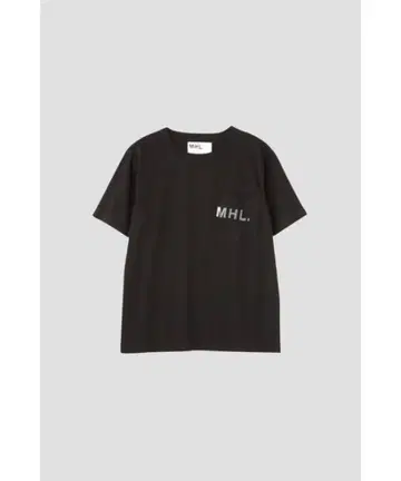 MHL. 블랙 T셔츠 포켓 부착
