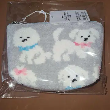 페이러 파우치 모후모후 강아지 실버 그레이