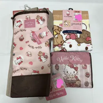 시마무라 키티 보냉백 에코백 핸드 타월 2개