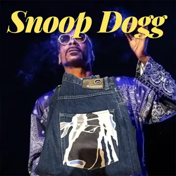 [ 초레어 ] 90s Snoop Dogg 그래픽 포켓 데님