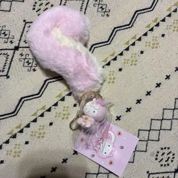 산리오 키티 리스모후모후 키링 스트랩 마스코트