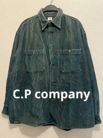 90's cp company 굵은 폭 코듀로이 셔츠 아카이브 본인기