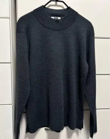 UNIQLO U 모크넥 니트 그레이