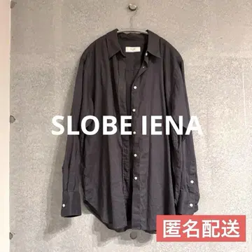 새상품급 SLOBE IENA 린넨 셔츠 그레이 프리 사이즈