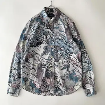 Paul Smith JEANS (ie) 애니멀 아트 프린트 셔츠 올 패턴