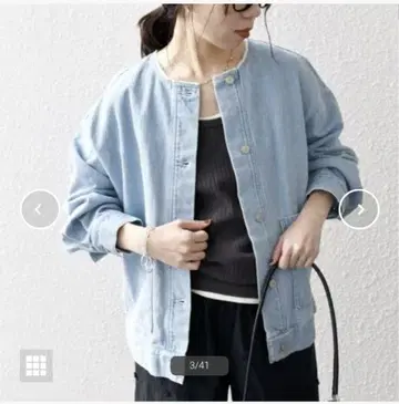 노카라 데님 블루종