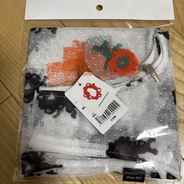 릴리 레이스 미야쿠미야쿠 모노톤 클립 포함 레이스 에코백