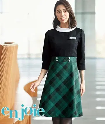 앙죠아 원피스 자켓 2종 세트 사무복