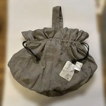 수이코 천일염 린넨 개더 백