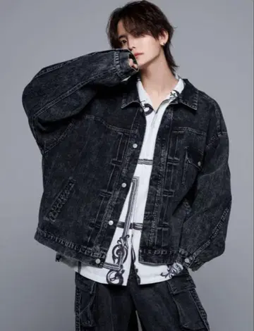 빈티지 오버 데님 자켓