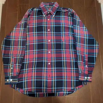 90s nautica 버튼다운 체크 셔츠