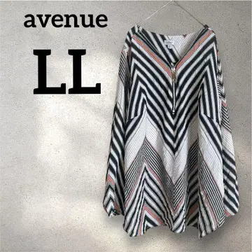 avenue [ 18/20 ] 아베뉴 스트라이프 V넥 셔츠