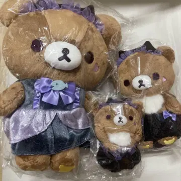 코리락쿠마 and 차이로이코구마 스토어 한정판 차이로이코구마 봉제 인형