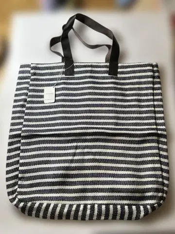 fog linen work 리투아니아 린넨 토트백 스트라이프