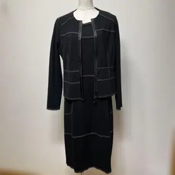 HIROKO KOSIHINO 블랙 원피스 수트 자켓 포함