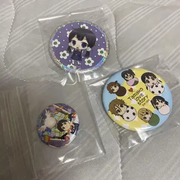 타마코 마켓 캔뱃지 3개