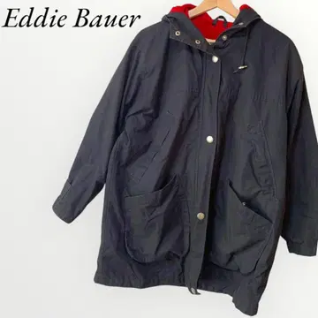 Eddie Bauer 하프 모즈 코트 블랙 심플 [ S ]