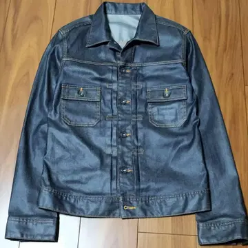 ABAHOUSE 2nd 타입 다크 네이비 데님 자켓 G 스트레치