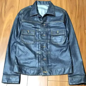 ABAHOUSE 2nd 타입 다크 네이비 데님 자켓 G 스트레치