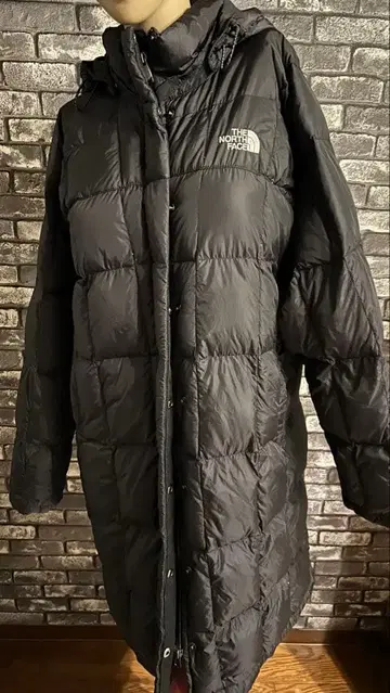THE NORTH FACE 롱 다운 자켓 블랙 600필