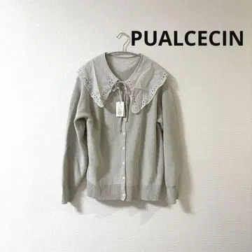 pual ce cin 퓨어세신 새상품 니트 탈부착 카라