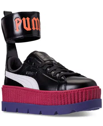 FENTY 펜티 푸마 바이 리한나 초통굽 앵클 스트랩 스니커즈 블랙