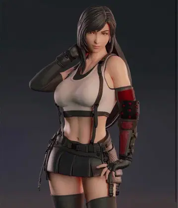 1/8 레진 키트 피규어 미도색 FF 티파 록하트