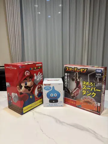 인형뽑기 경품 묶음 판매 마리오 슬라임 피규어 센서 라이트 바스켓