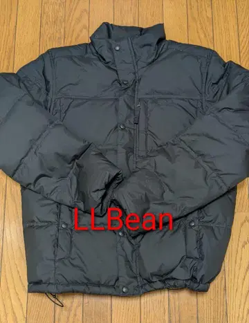 새상품급 LLBean 블랙 다운 자켓 M 사이즈