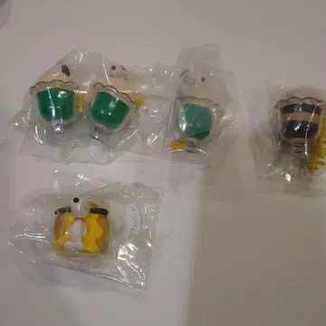 스누피 캡슐 토이 5개 세트