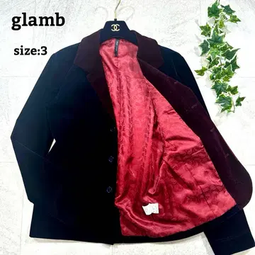 새상품급 [glamb] 코듀로이 테일러드 자켓 2way 페이즐리