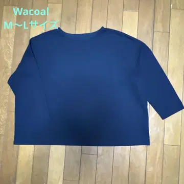Wacoal 네이비 긴팔 티셔츠 일본제 긴팔 T셔츠