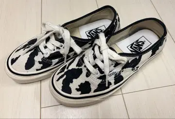VANS 소 패턴 카우 패턴 스니커즈 23.5cm