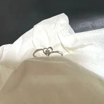 사만사 다이아몬드 하트 반지