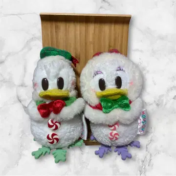 디즈니 도날드 데이지 크리스마스 봉제 인형 snosnow 2019