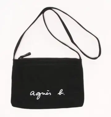 agnes b. 에네스베 숄더백 사코슈 블랙 미사용 새상품
