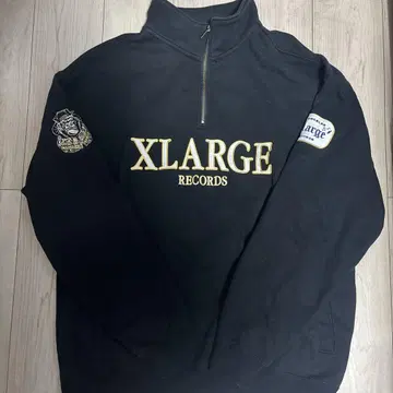 XLARGE 하프 지퍼 맨투맨