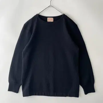 BONCOURA 38 (pc) 본쿠라 시맨즈 니트 스웨터 울 블랙