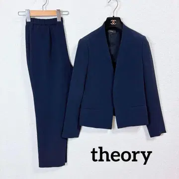 [새상품급] Theory 팬츠 수트 셋업 상의 2 하의 4 이지 팬츠