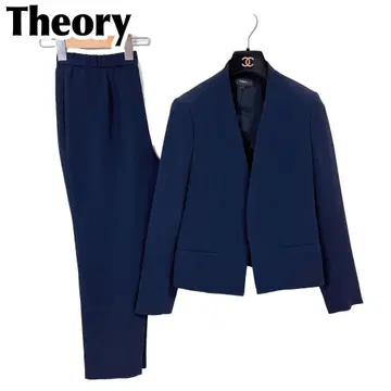 [새상품급] Theory 팬츠 수트 셋업 상의 2 하의 4 이지 팬츠