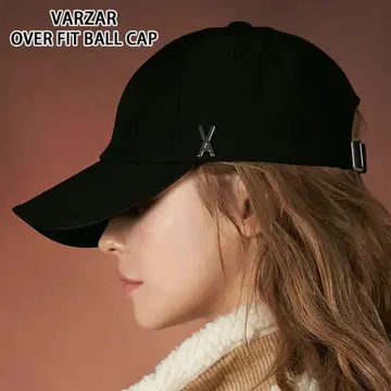 [ 컨디션 최상 ] VARZAR / 실버 스터드 오버핏 볼캡