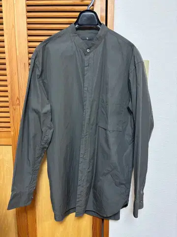 +J 수피마 코튼 스탠드 카라 셔츠