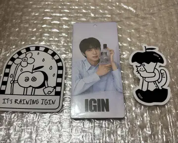 일본 한정판  IGIN POPUP 보틀넥 택 4개 세트 덤 포함