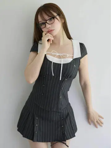 ANDMARY 바비 걸즈 세트업 그레이 M 사이즈