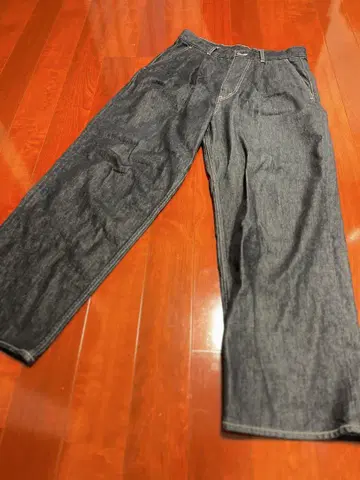 Colorfast Denim Two Tuck Pants