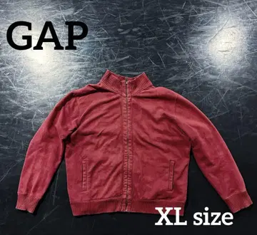 GAP 블루종 맨투맨 자켓 트랙 자켓 와인 레드
