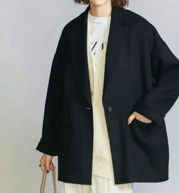 BEAUTY&YOUTH 리버 테일러드 미들 코트